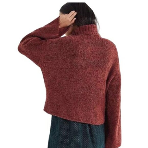 Urban Outfitters Cloud Turtleneck Pullover Sweater Brown size Medium - Picture 2 of 7